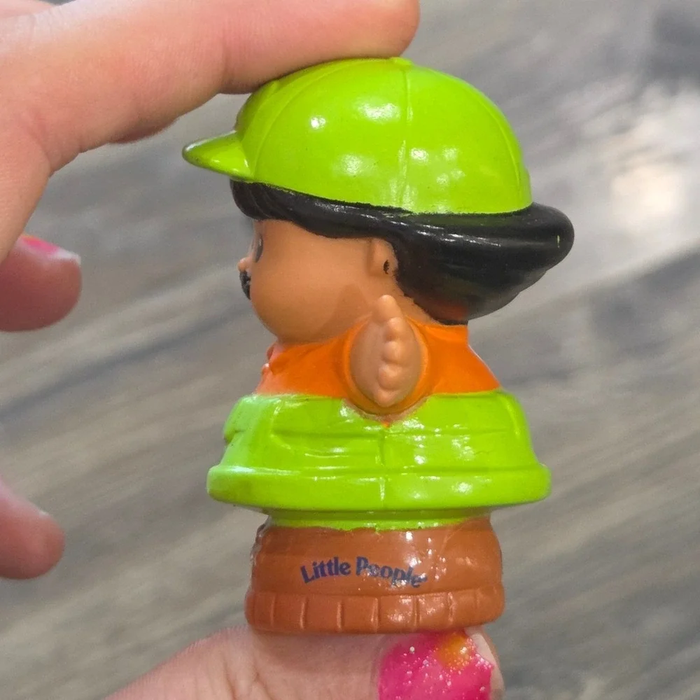 Fisher-Price Little People Zoo Keeper Figure 2001 Mattel Collectible Vintage